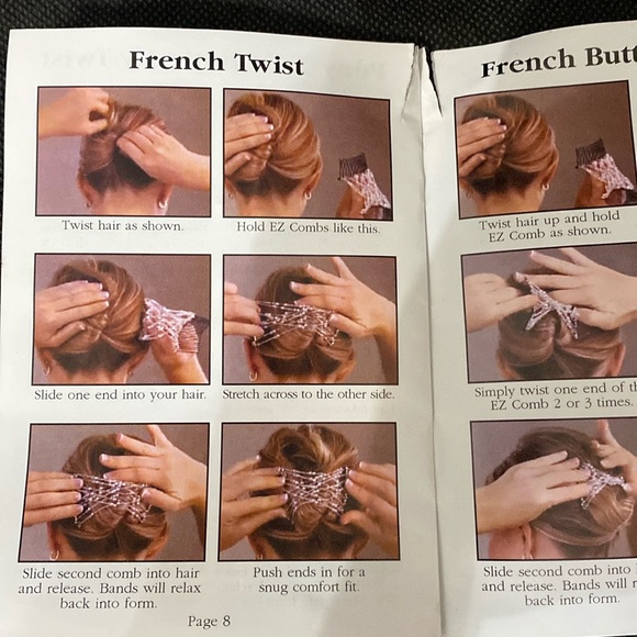 EZ Combs set of 2 Beaded Combs - Picture 5 of 9